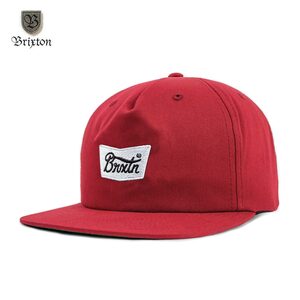 BRIXTON(ブリクストン) STITH SNAPBACK バーガンディ