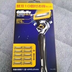 新品・未開封　Gillette proSHIELD プロシールド 替刃10個付セット