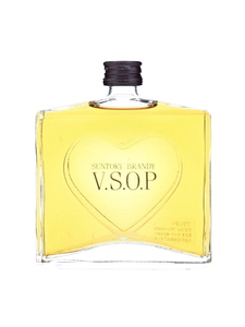 【ミニチュアボトル】サントリー VSOP ハート模様 ブランデー 箱なし 100ml 40％　2A-11-1-241223