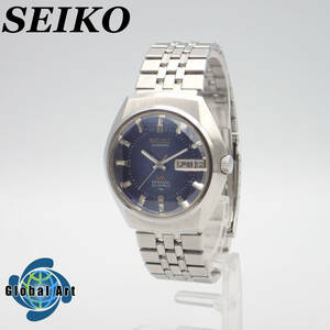 え05313/SEIKO セイコー/LM ロードマチック/スペシャル/自動巻/メンズ腕時計/カットガラス/文字盤 ブルー/5216-7050