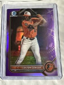 2022 bowman draft Colton COWSER /250