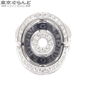 101765037 ブルガリ BVLGARI アストラーレチェルキ リング ホワイトゴールドxブラック K18WG セラミック 14号相当 指輪 レディース 仕上済