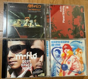 m-flo アルバムCD4枚「BEAT SPACE NINE」「EXPO EXPO」「Planet Shining」、SG「the tripod e.p.ザ・トライポッド e.p.」