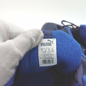 ◇ PUMA プーマ フレックス T1 トレーニング 軽量 スポーティー シンプル スニーカー サイズ28.0 ブルー メンズ E