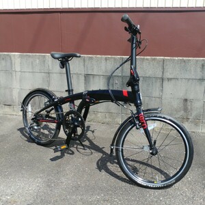 ☆引き取り大歓迎☆ 折り畳み自転車 TERN Verge N8 ミニベロ 20インチ ターン ヴァージュ 8段変速 アルミフレーム マットブラック 