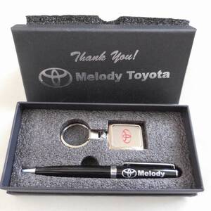 ◆新品◆Melody Toyota◆トヨタ◆キーホルダー◆キーリング◆ボールペン◆ノベルティー◆アメリカ◆非売品◆