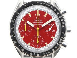 【 オメガ OMEGA 】 腕時計 3510.61 スピードマスター クロノグラフ ミハエルシューマッハモデル 自動巻 SS メンズ 新着 70396-1