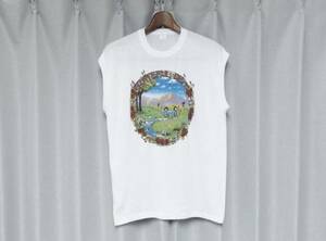 ◆希少◆グレイトフルデッド 50/50 ノースリーブ Tシャツ XL 1984 USA アメリカ製 ヴィンテージ デッドヘッズ デッドベアー GRATEFUL DEAD