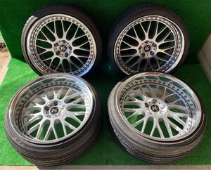 深リム WORK VS XXR 19インチ　19x9J＋26 2本　19x10J＋23 2本　PCD114.3 ホンダアコード　