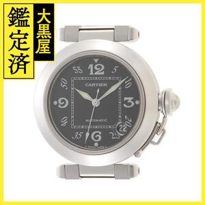 Cartier カルティエ パシャC W31043M7 SS ステンレススチール ブラック オートマチック 【460】2148103738630