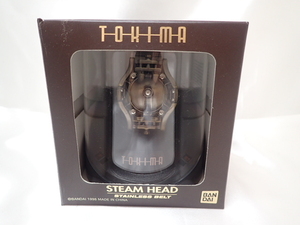 7216[T]バンダイ♪ TOKIMA トキマ STEAM HEAD スチームヘッド ロボット型腕時計/デッドストック・取説・箱付き！ 動作品♪