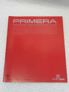 カタログ/日産 NISSAN /プリメーラ PRIMERA/カタログ パンフ/1992(平成4)年/全39頁/価格表付