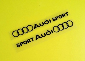 ☆新着 　〇〇〇〇Audi sport 黒系　ステッカー