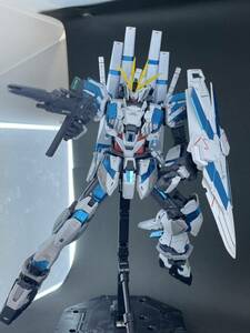 1円スタート　MG ナラティブガンダム 覚醒 ファンネル　装備型　ガンプラ　全塗装　完成品 ver.Ka 