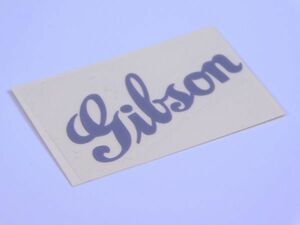 Gibson ネックヘッドロゴ シルバー オールドアコギタイプ 補修・リペア用 #NSTICKER-GIBH-O2SILVER