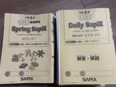 sapix 小学4年生 国語教材 B 中学受験