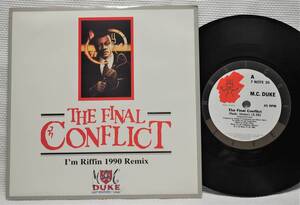 RAP45★MC Duke & DJ Leader One / The Final Conflict★UK盤7インチ MURO KOCO