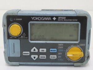 60☆YOKOGAWA 横河 DIGITAL INSULATION TESTER デジタル絶縁抵抗計 MY600★1010-028