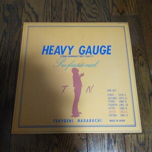 LP レコード 長渕剛 HEAVY GAUGE ながぶちつよし