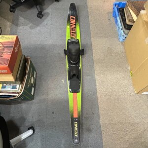 ♪O♪ CONNELLY 水上スキー 黄緑 オレンジ 66インチ 3辺合計186cm バインディング付き スキー板 スポーツ用品 中古品 ♪A-241106