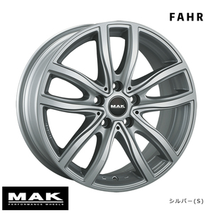 送料無料 マック FAHR 7J-16 +30 5H-112 (16インチ) 5H112 7J+30【4本セット 新品】