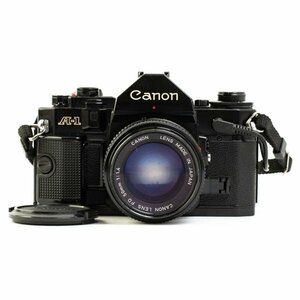 Canon キャノン A-1 一眼レフ フィルムカメラ FD 50mm F1.4 レンズセット DATA BACK A データバッグ #36514