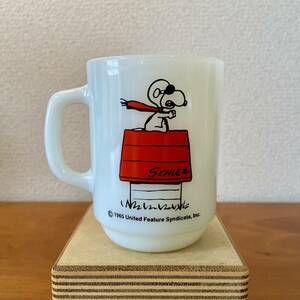 Fire-King　SNOOPY　RED BARON　Mug　ファイヤーキング　スヌーピー　レッドバロン　マグカップ　送料無料