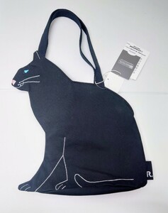 猫柄　猫雑貨　猫グッズ　ROOTOTE お座りネコバッグ　黒猫　トートバッグ　ねこ　ネコ　にゃんこ　cat キャット