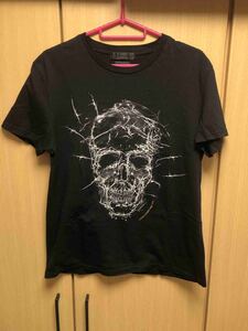 国内正規 16SS ALEXANDER McQUEEN アレキサンダー マックィーン スカル Tシャツ カットソー XS ケリングタグ付き国内正規品 U174981 QEZ53