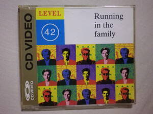 CD Video仕様 『Level 42/Running In The Family(1987)』(1987年発売,W18X-22004,廃盤,国内盤,歌詞付,4track,80