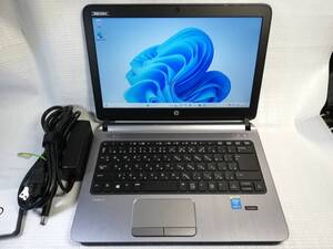 HP ProBook 430 G2 Core i5-5200U(2.2GHz) 13.3インチ メモリ4GB HDD500GB Webカメラ Windows11/office2016