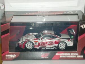 ■1/43 EBBRO SUPER GT 500 ECLIPSE ADVAN SC430 No.25 白/赤