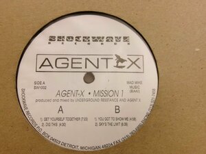 ▲12インチ A: AGENT X 「GET YOURSELF TOGETHER」 / B: MISSION １「YOU GOT TO SHOW ME」　輸入盤 SHOCKWAVE SW1002 UR MAD MIKE◇r50716