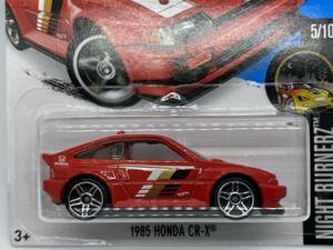 Hot Wheels ホットウィール HONDA 1985 CR-X レーシングレッド