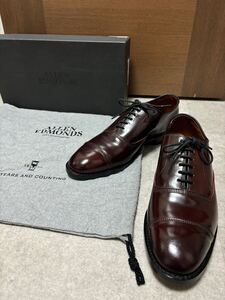 【新品】Allen Edmonds パークアベニュー バーガンディ コードバン 革靴 レザーシューズ ストレートチップ ドレスシューズ