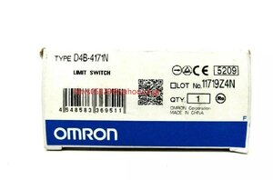 10個セット 新品 未使用 OMRON オムロン D4B-4171N リミットスイッチ【６か月保証】