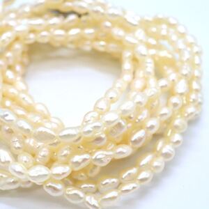 1円〜!!美品!!▼本真珠ネックレス▼D 約26.0g 約60.0cm pearl パール jewelry ジュエリー necklace DA0/DA0S567