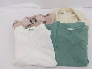 ■ 《 ZARA ザラ まとめ売り4点セット サイズEUR XS&S&M コート ジャケット Tシャツ ワンピース レディース 》 P