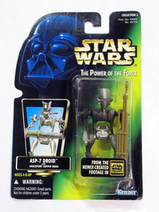 ★TOMY★KENNER★HASBRO★スターウォーズ THE POWER OF THE FORCE フィギュア【ASP-7 ドロイド】★未開封品！ 