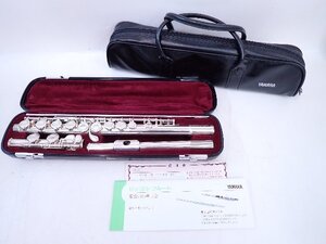 YAMAHA/ヤマハ フルート YFL-211SII(YFL211S2) Eメカ 頭部管CYタイプ 日本製 ケース・バッグ付 § 70260-2