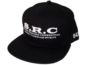 SRC エスアールシー 旭日旗チームロゴ スナップバックキャップ（ブラック/ホワイト）[並行輸入品]