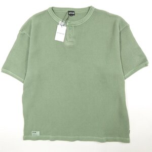 未使用 Schott ショット 782-3934009 サーマル ピグメント オーバーダイ ヘンリーネック Tシシャツ Size 2XL #29550 アメカジ カジュアル