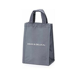 DEAN&DELUCA クーラーバッグ グレーS 新品 保冷バッグ ファスナー付き コンパクト お弁当 ランチバッグ 未使用品