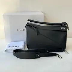 LOEWE ロエベ パズルバッグ ショルダーバッグ ブラック レザー