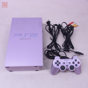 動作品 PS2 プレステ2 本体 SCPH-39000 サクラ ソニー SONY AC/AVケーブル/コントローラー付【20