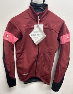 ◆即決◆サイクルウェア◆カステリ★メンズ TRANSITION JACKET ゴアテックス サイズS エンジ★未使用 保管品★全文を必ずお読みください◆