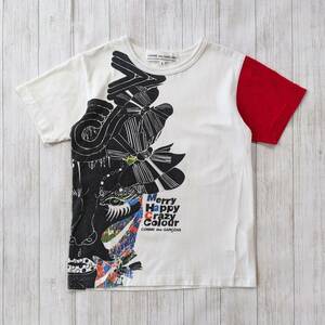 COMME des GARCONS/コムデギャルソン/Merry Happy Crazy Colour TEE/クリスマスキャンペーンユニークプリントTシャツ