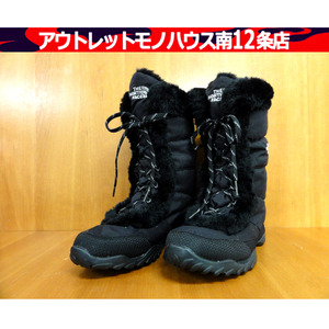 THE NORTH FACE グースダウン ヌプシ US7.5 BLK スノーブーツ 24.5㎝ ノースフェイス ファー ロング 札幌市 中央区