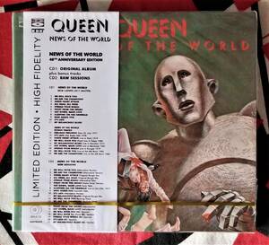 レア品【新品・未開封 2枚組CD】QUEEN/ NEWS OF THE WORLD (40周年アニバーサリーエディション)高音質CD