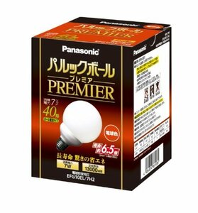 【中古】 パナソニック パルックボールプレミア G10形 電球40形タイプ 電球色 EFG10EL7H2 口金直径26m